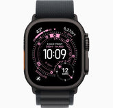 Watch ultra 3 49mm Smartwatch with a black strap on a white background