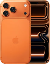 Studio shot of an open-box iPhone 17 Pro Max showing its premium titanium chassis alongside the pristine original packaging and USB-C cable.