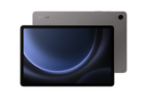 Product line-up of Galaxy Tab S9 FE+ Wi-Fi edition, showcasing the 12.4-inch screen, minimalist rear design, and sharp side profile.