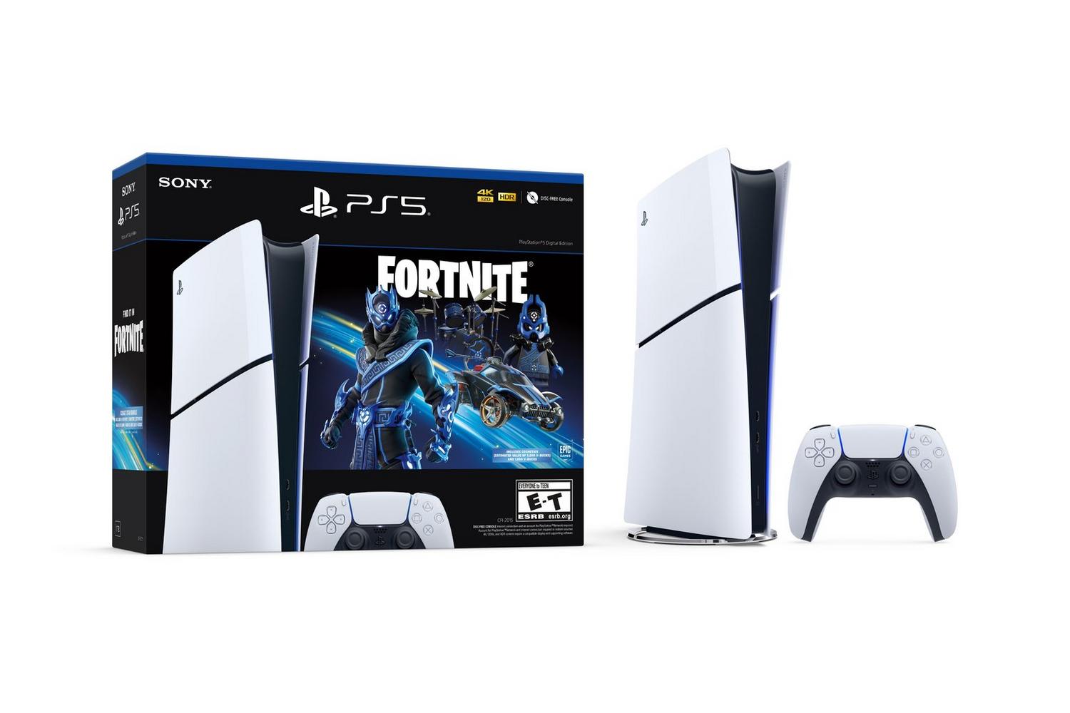 Sony PS5 Slim Digital Edition 825GB – Fortnite Bundle