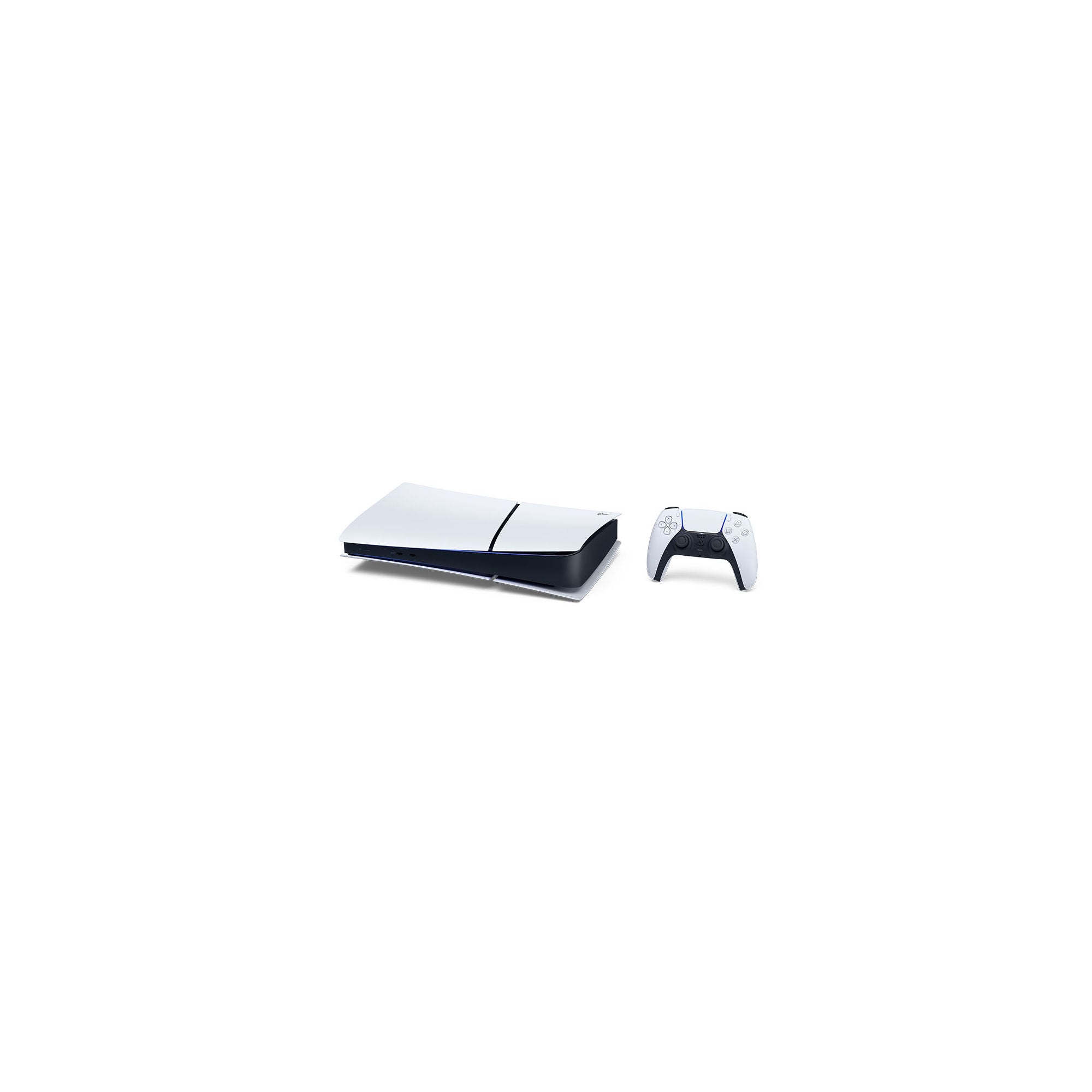 Sony PS5 Slim Digital Edition 1TB – horizontal with DualSense
