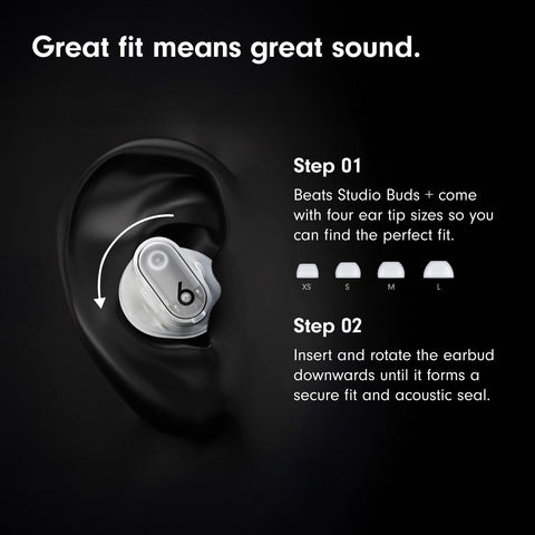 Beats Studio Buds Plus True Wireless Noise Cancelling Earbuds – Enhanced ANC & Spatial Audio