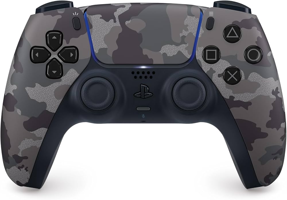 Sony PS5 Dual-Sense Gary Camouflage