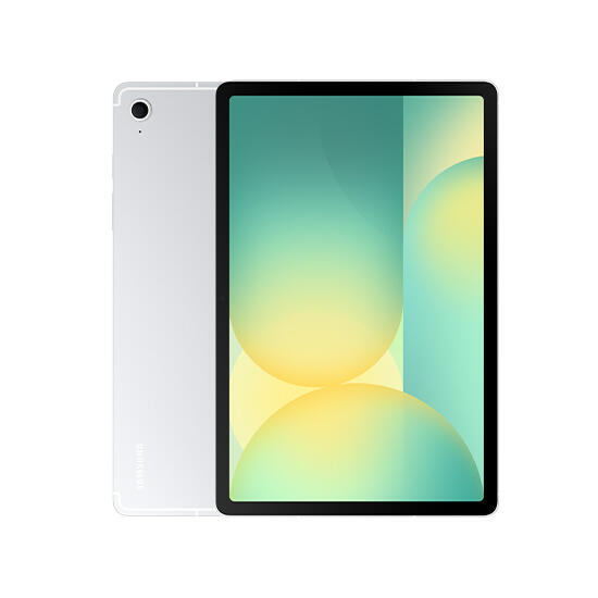 Tablet with a gradient display on a white background. 
