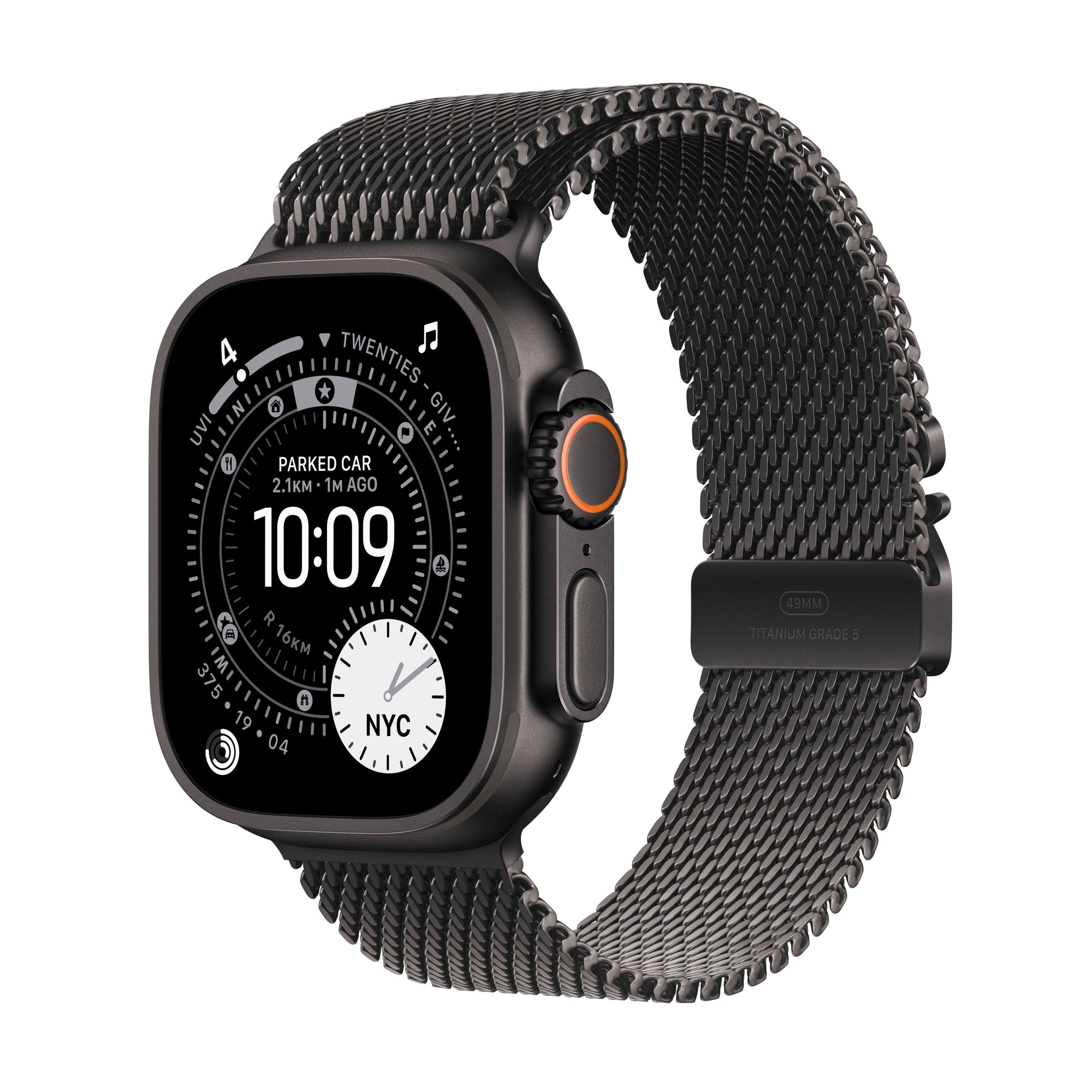 Apple Watch Ultra 3 – Black Milanese Loop
