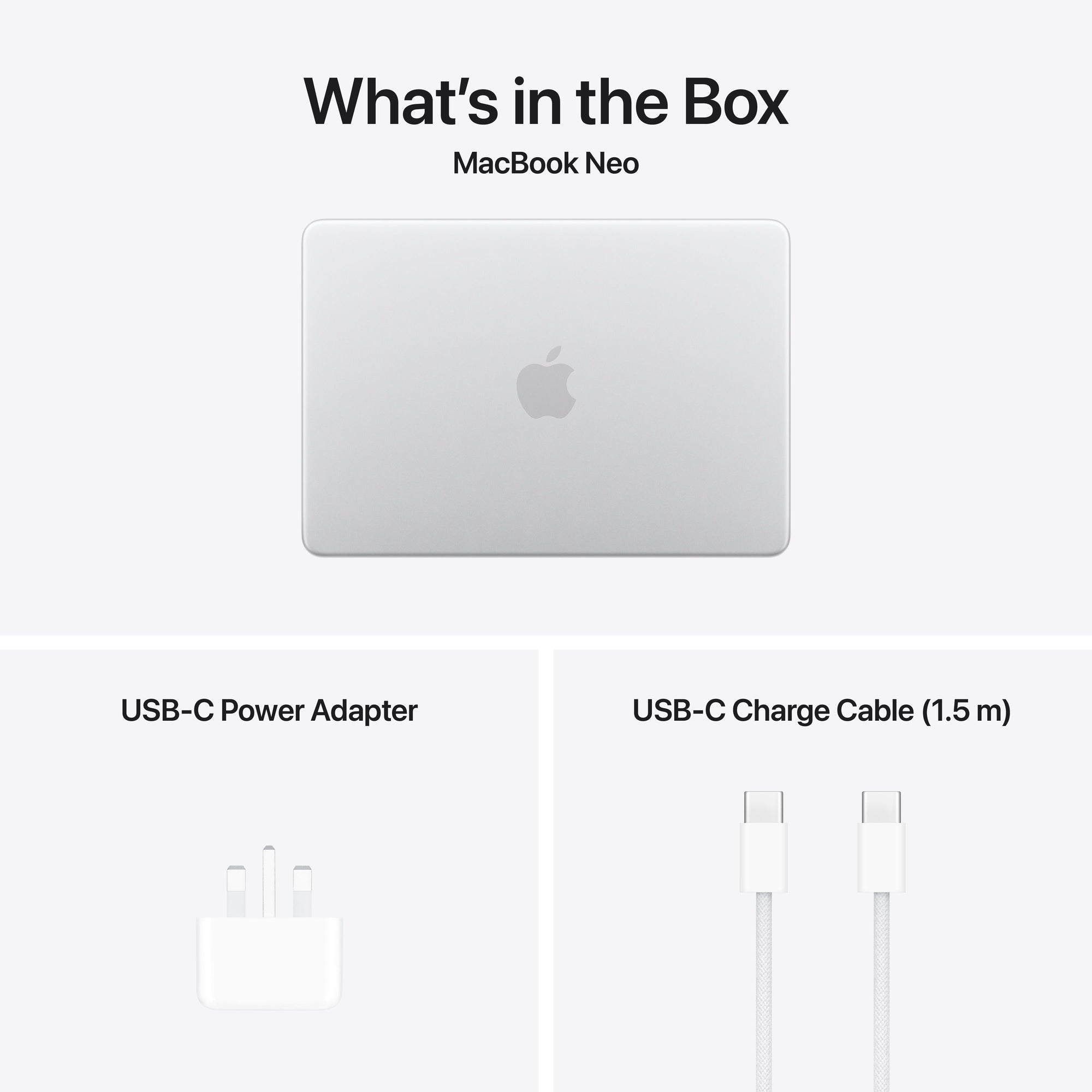 MacBook Neo in the box
