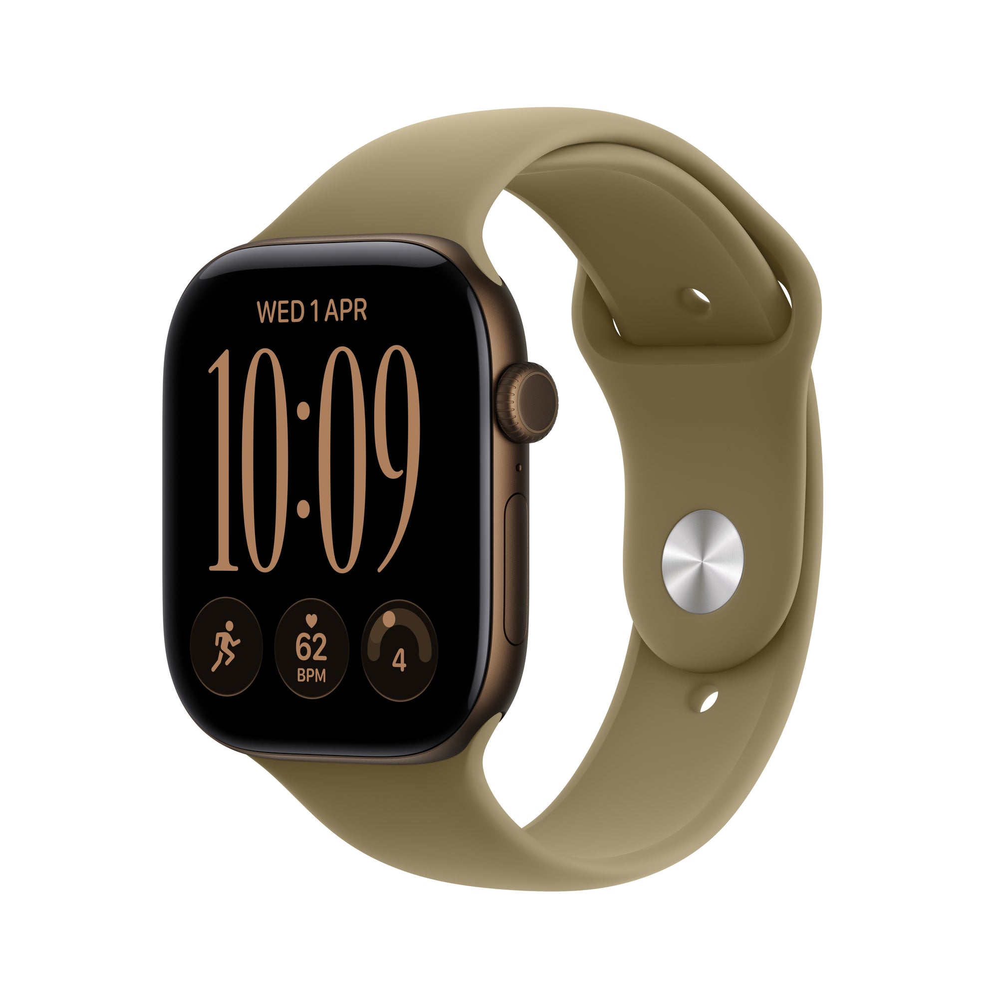 Apple Watch Series 12 (GPS) – Dark Bronze / Olive
