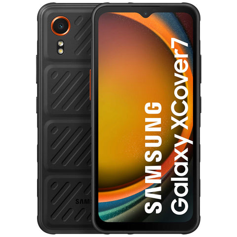 Samsung Galaxy Xcover 7 phone case with phone displayed on a white background
