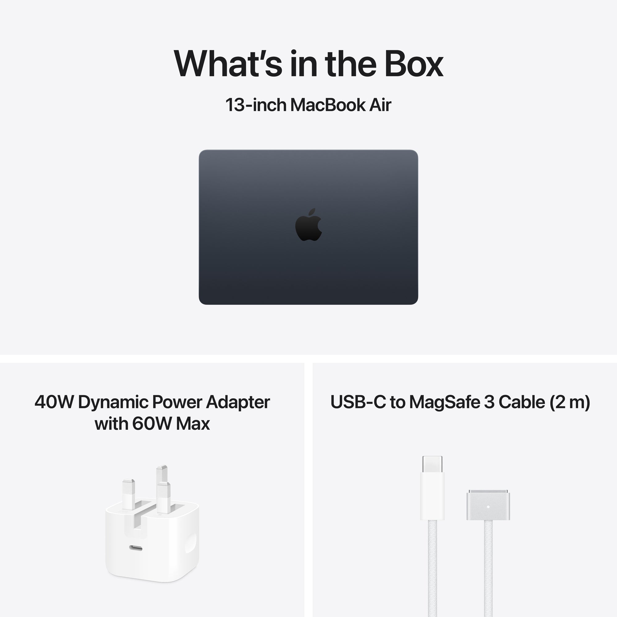 MacBook Air 13 M5 in the box