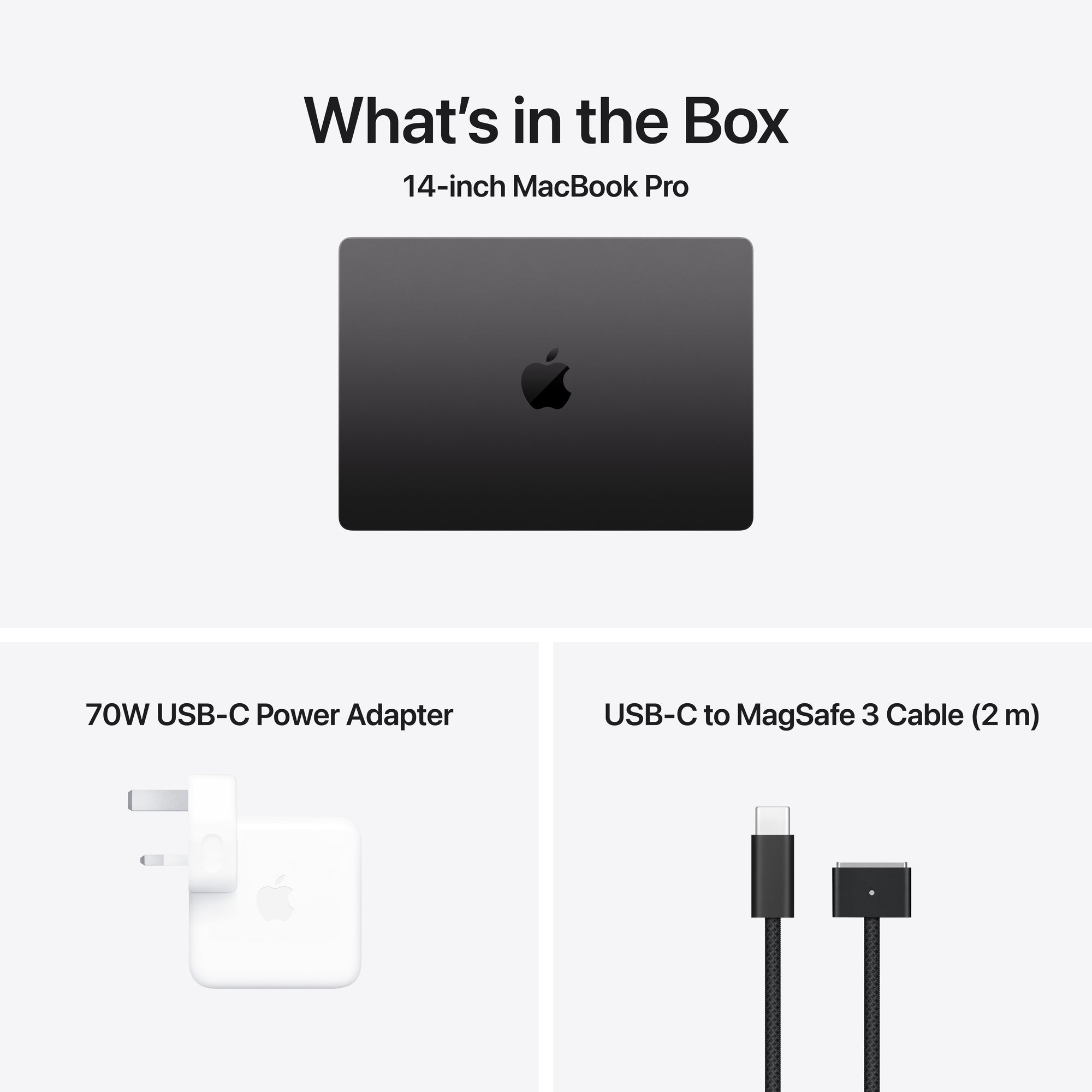 MacBook Pro 14 in the box