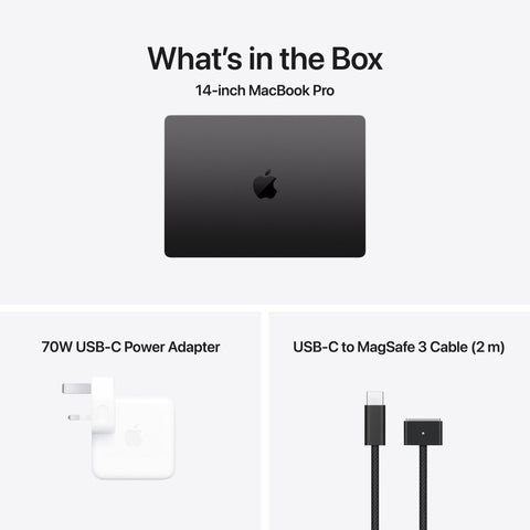 MacBook Pro 14 in the box