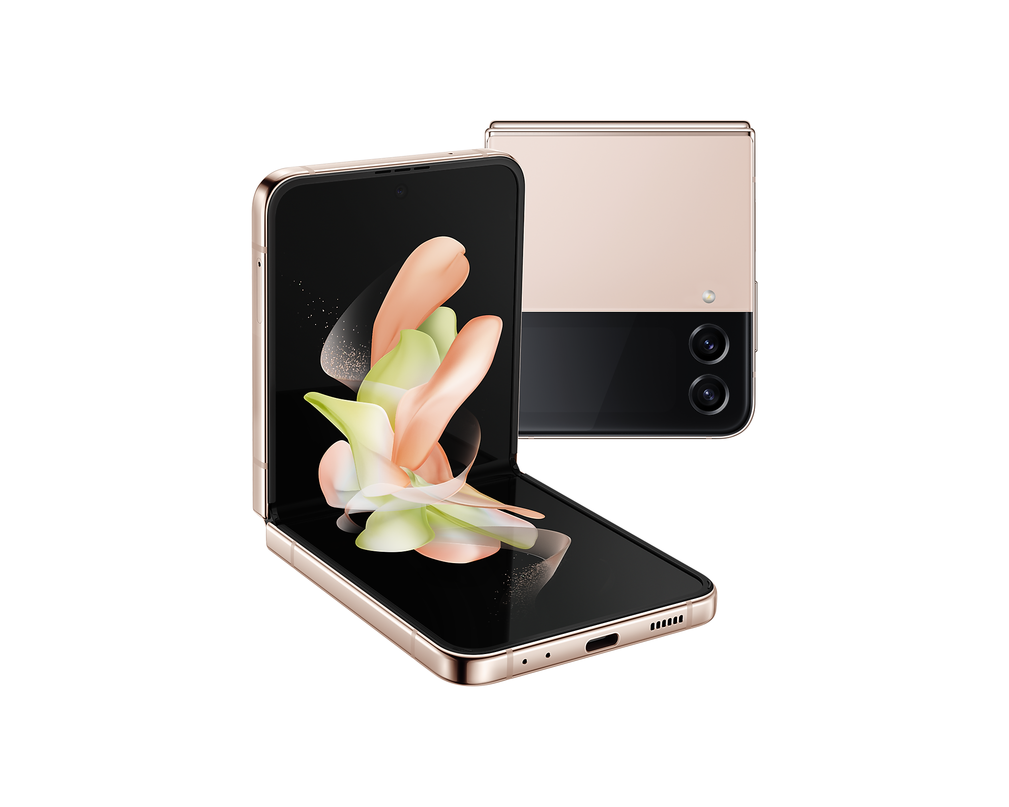 Samsung Galaxy Z Flip 4 – Renewed, Excellent Condition – Gold
