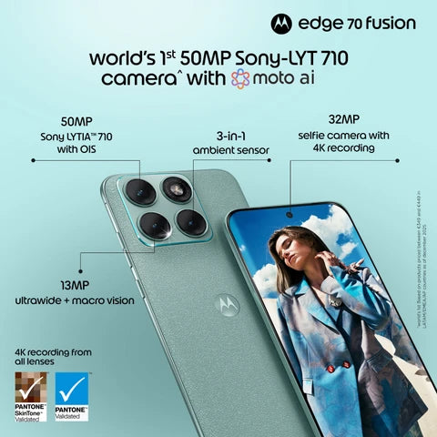 Motorola Edge 70 Fusion 5G | Massive 7k MAH Battery