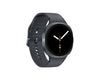 Samsung Galaxy Watch 8 LTE L335 44mm. Black smartwatch on a white background