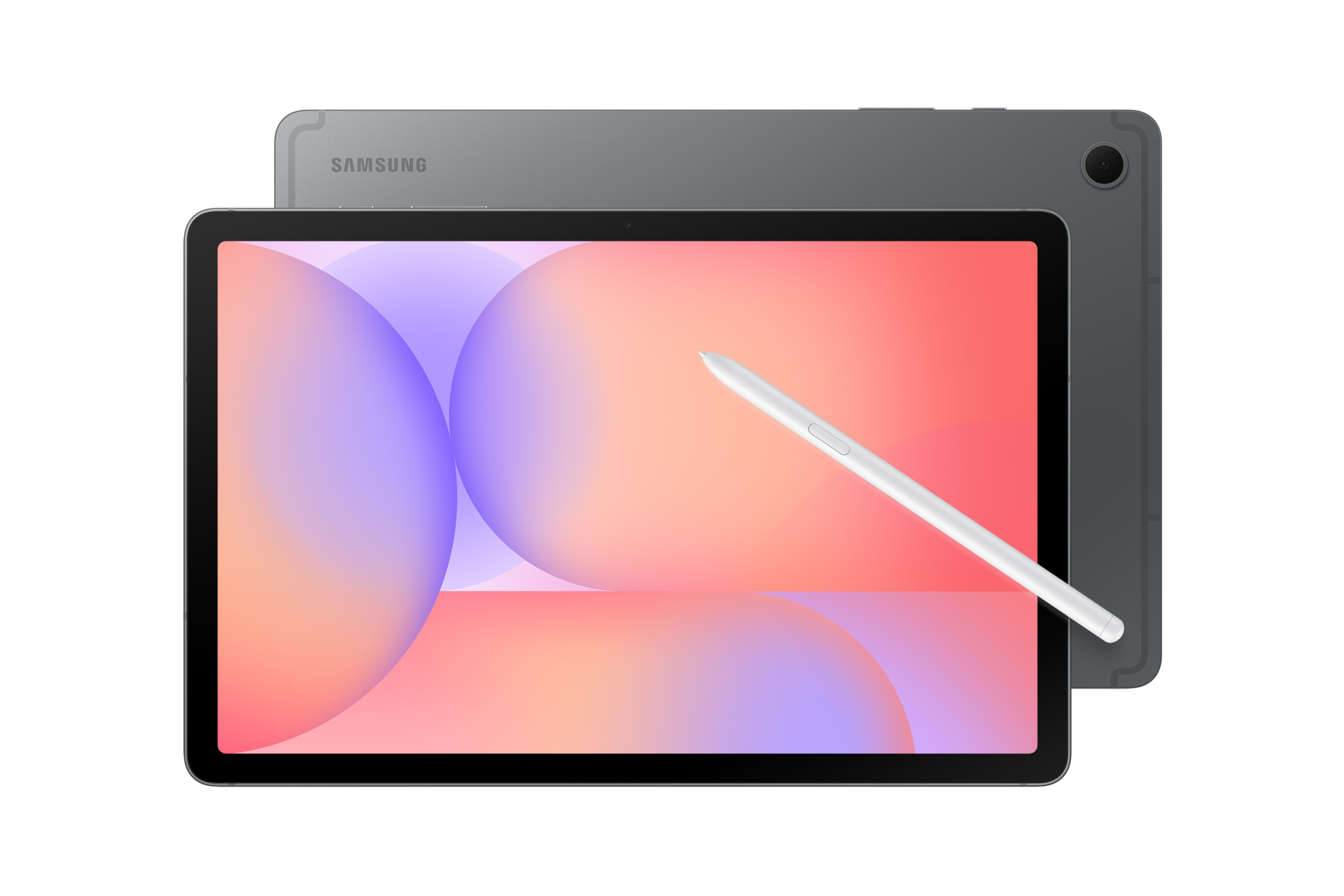Galaxy Tab S10 Lite X406 5G tablet with stylus on a white background